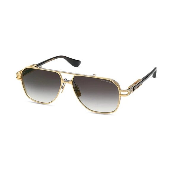 NEW  DITA SUNGLASSES GOLD GREY AVIATOR MEN EYEWEAR DITA - Picture 1 of 4